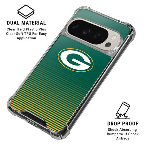 NFL Green Bay Packers Breakaway Pixel 9/9 Pro Clear Case